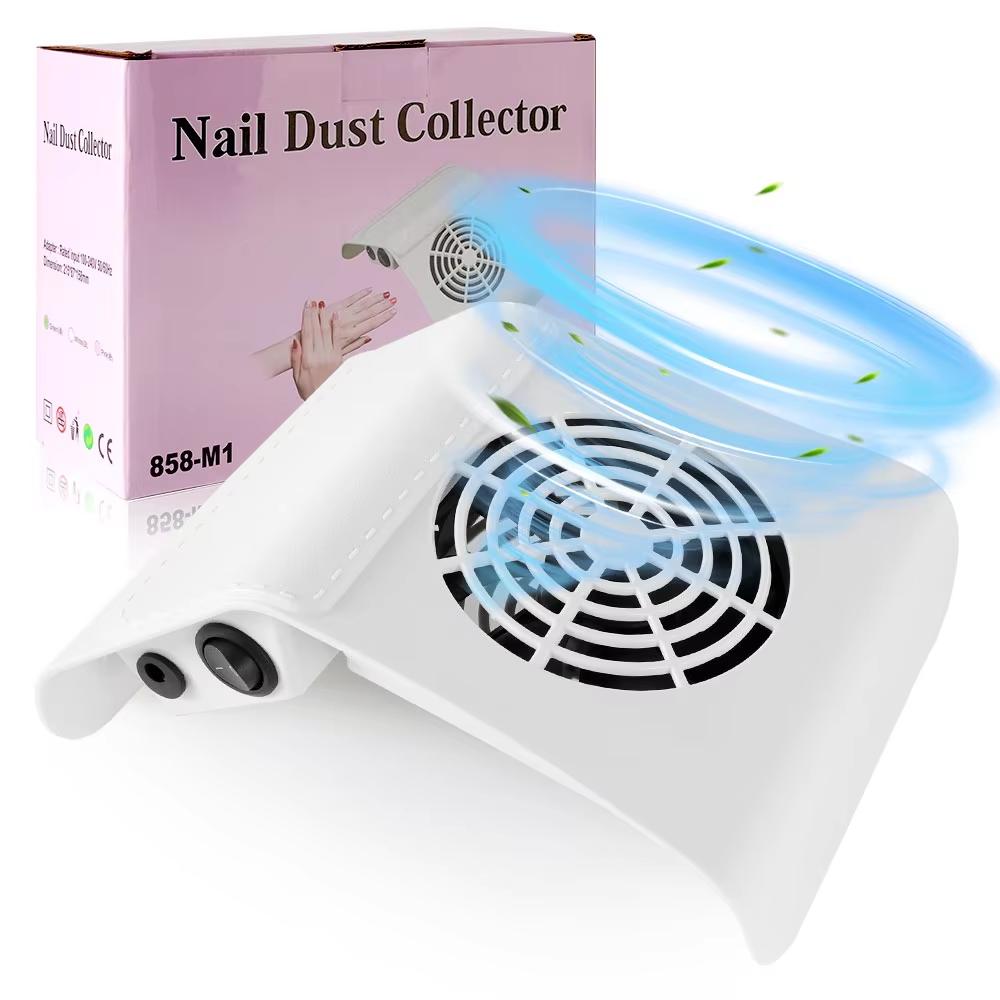 Strong Nail Dust Collector With Two Fans Vacuum Cleaner Manicure Machine Tools Strong Power Nail Art Tool Nail Vacuum Cleaner