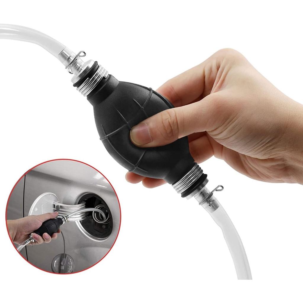 Siphon Hose Gas Oil Water Fuel Transfer Siphon Pump,Portable Widely Use Hand Fuel Pump,Fuel Transfer Pump with Pvc Hoses