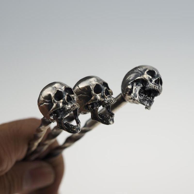 Fashion Personalized Hairpin Skull Design Gothic Retro Hairpin Halloween Accessories Hair Accessories