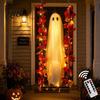 Atmosphärische Saisonale Ornamente Leuchtend Hängend Schwingend Geist Halloween Dekoration mit Fernbedienung, Große Weiße Realistische Stofffiguren Ornament