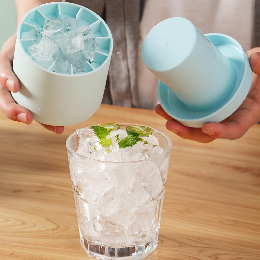 Silikon-Eiswürfelform mit leichtem Lösen, langlebige Zylinderform für perfekte Eiswürfel, ideal für Hausbars & Küchen