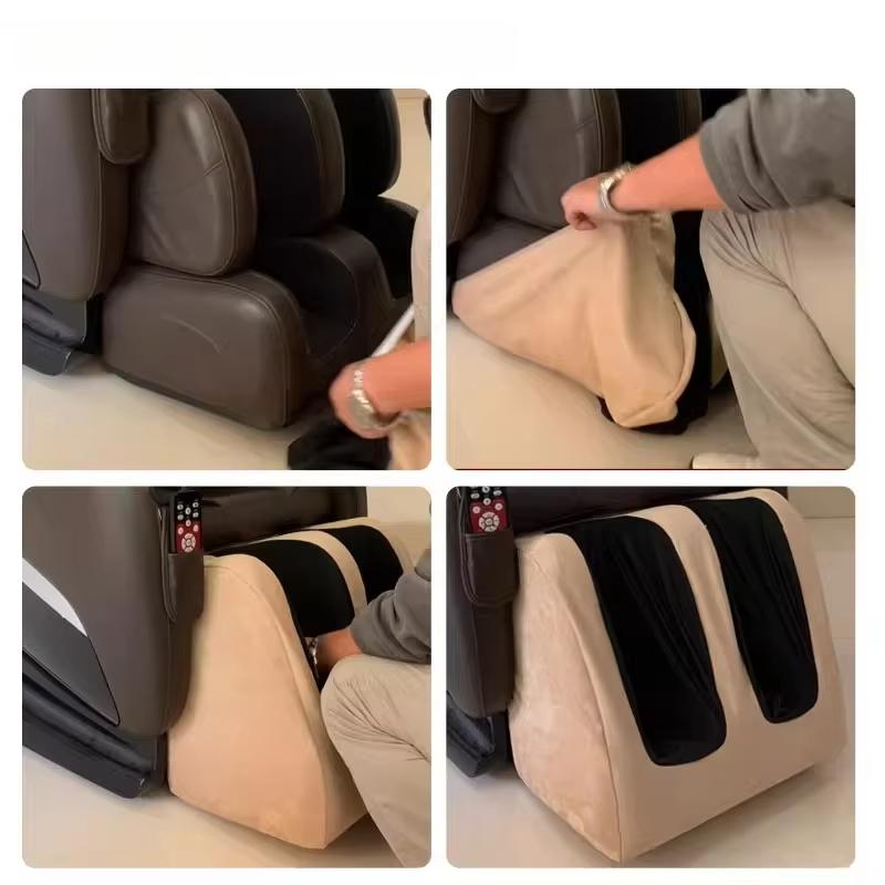 Lower Body Shiatsu Massage Chair Cover Protector Chair Soft Stretch Washable Reclining Chair Dustproof Cover Leg Part Home Decor