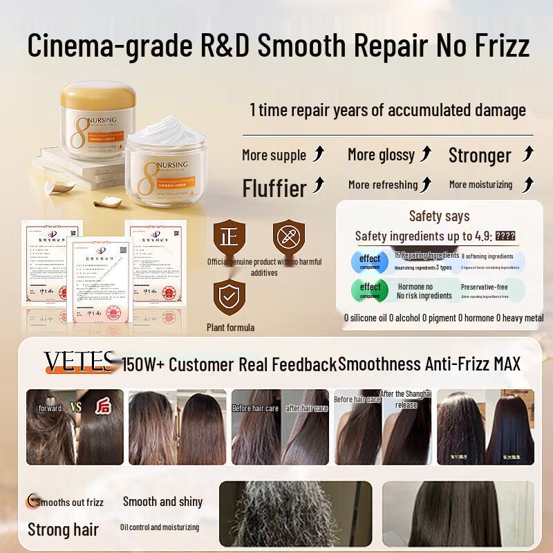 Weitesi Keratin Haarmaske & Spülung Duo-Pack