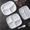 ZISIZ Multi-Compartment Melamine Meal Plate Set