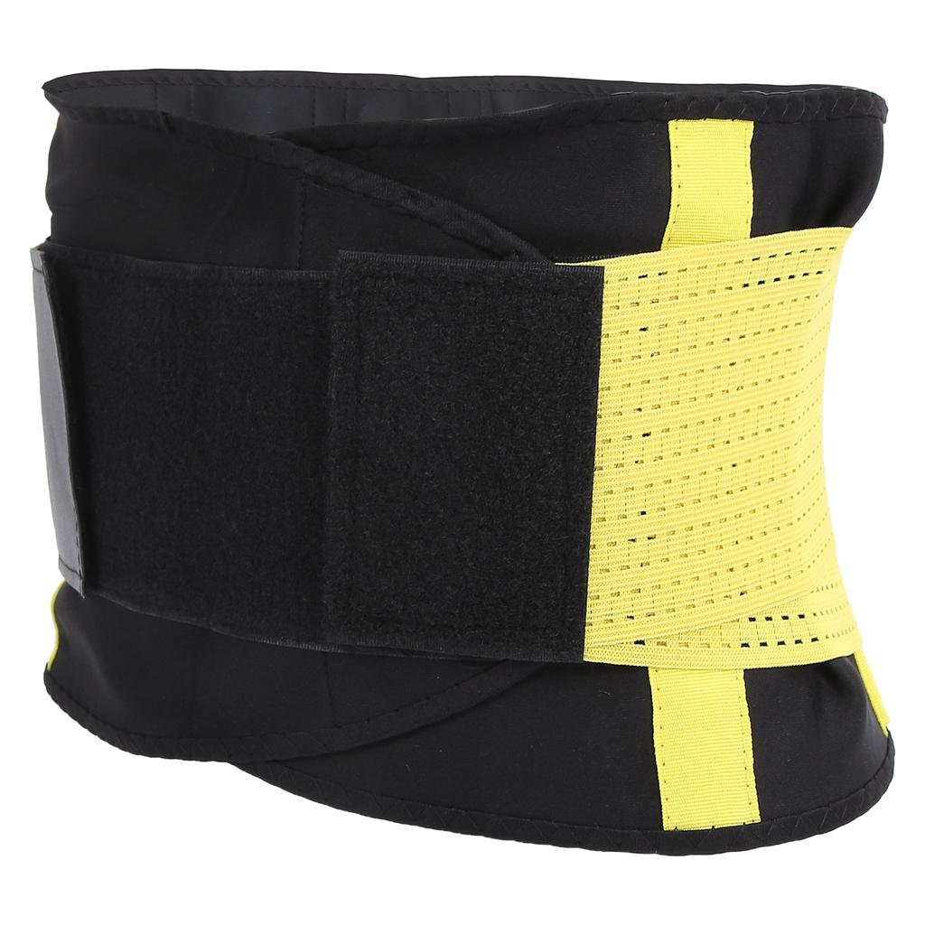 Women\'s Slimming Waist Belt Sports Waist Trimmer Yellow Slimming Body Shaper Belt