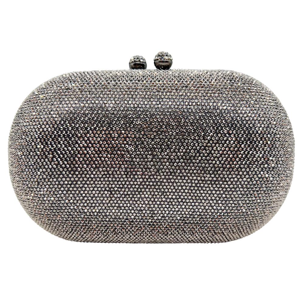 Op Voorraad Strass Avondtasje: Effen Avondtas met Diamanten