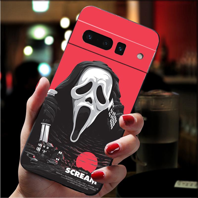 

Phone Case For Google Pixel 10 Pro XL 9 Pro XL 9A 8 7 6 Pro Pixel 8A 7A 6A Pixel 8 7 6 5 Ghostface Ghost face horror Scream Google Pixel 9