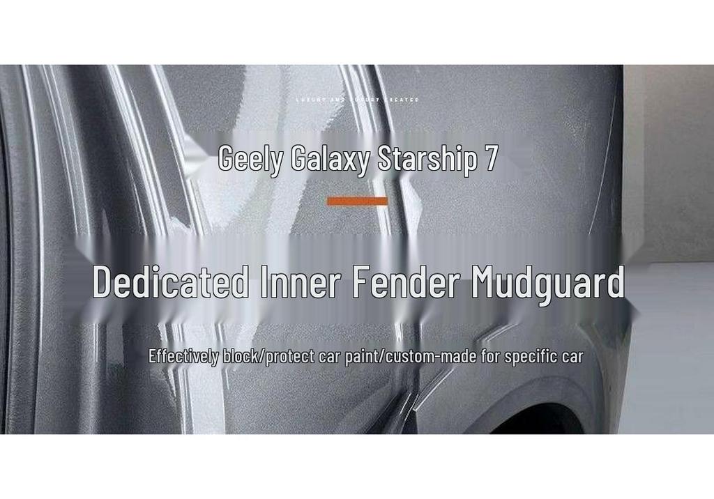 Geely Galaxy Starship 7EMi Rear Mud Guards: No-Drill Fender Protectors