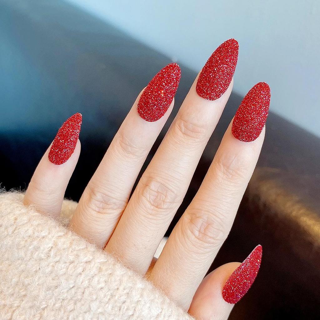 Pegatinas Desmontables para Uñas Estilo Europeo y Americano - Uñas Postizas Simples y Llevables