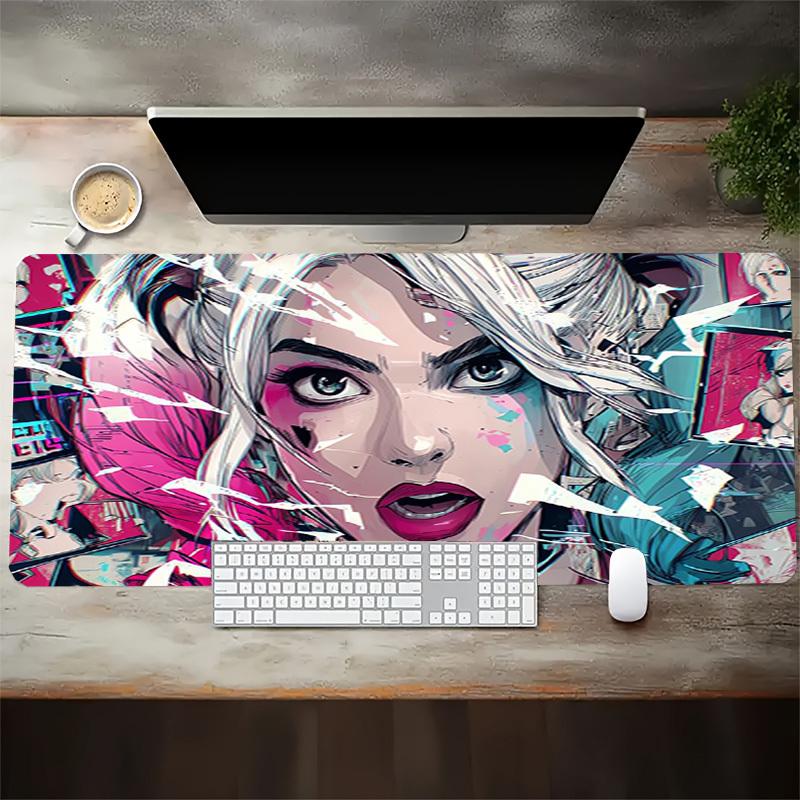 1pc Urban Pop Art Collage Computer Pad with Vibrant Print, Mouse Pads for Desk 012