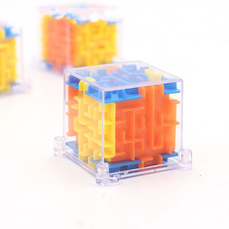 5/10 Buc Mini Cub Labirint 3D, Puzzle-uri Gravitaționale pentru Creier pentru Copii Adulți, Mini Puzzle Mental pentru Provocări Dificile cu Bilă Labirint 3D, pentru Premiu la Clasă
