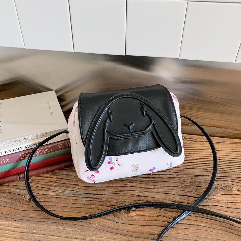 Korean Style Autumn/Winter Children's Cute Rabbit Crossbody Bag, Large Capacity