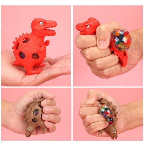 Dinosaur Squeeze Toy Elastic Soft TPR Cute Animal Doll Pinch Toy Relieve Stress Hand Fidget Toys Kids Squeezing Ball Anti-stress Toy Halloween Gift