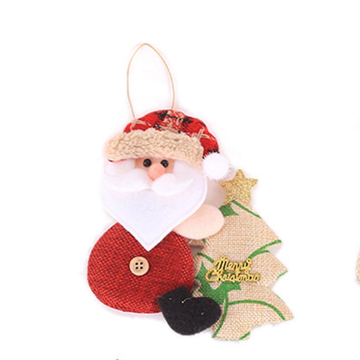 

Decor Cute DIY Decorative Plush Doll Hanging Pendant Christmas Ornaments Christmas Tree Decoration Santa Claus