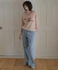 TARVERT Loose V-Neck Knit - Beige