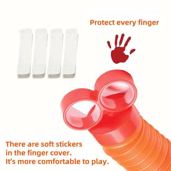 Finger Telescopic Tube Finger Fidget Toy Kids Teens Adults Stress Relief Stretchable Tube Fingertip Sensory Toy Occupational Therapy Hand Exerciser