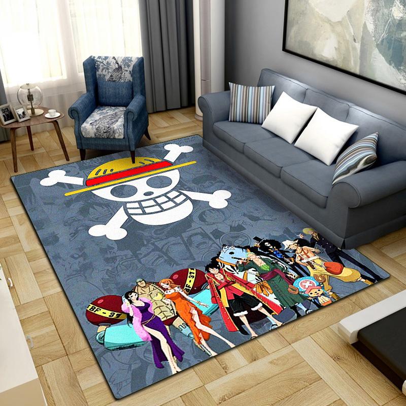 Anime One Piece Washable Non-Slip Rug Carpet Larget Floor Mat Bedroom Home Decor LXR134
