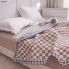 Muji Chessboard Pattern Feather Silk Thin Quilt