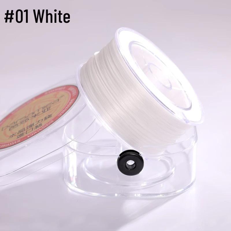 Imported Japanese Elastic Bracelet Cord - Durable Rubber Beading Line for Crystal Wenwan Beads