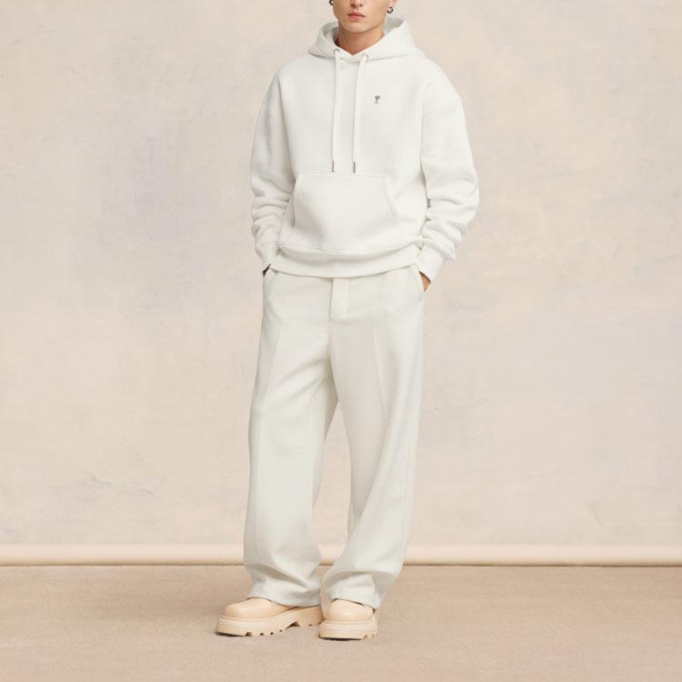 AMIPARIS FW23 Heart Cotton Loose Hoodie Unisex hoodies Off-White SPUSW217740-150