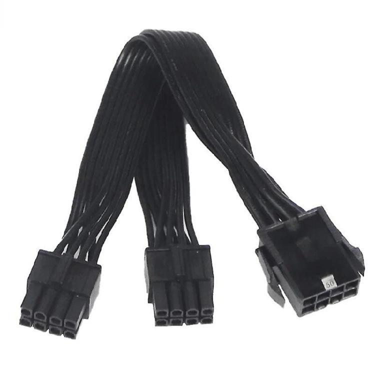 PCIe 8Pin (мама) на два 8Pin (4+4) Кабель-адаптер питания PCIExpress 8 контактов (папа) - 8 контактов (папа) для ЦП