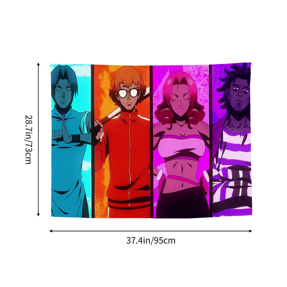 The GGod Of High School Tapestry Wall Hanging Printed Polyester Tapestry INS Decoration Wall Decor