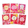 6 Pcs Cute 2025 Red Envelope Bag Cartooon New Year Red Packet Creative Lucky Red Pocket  Weeding