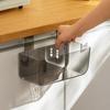 Transparent Wall-Mounted Kitchen Storage Basket Set