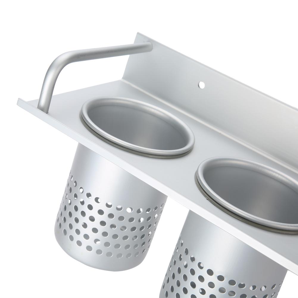 1Pc Home Bathroom Wall Mounted Hair Dryer Holder Organizer Stand Storage Hanging Rack