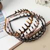 Acetic Acid Face Wash Headband Transition Period Headband Women'S Bangs Broken Hair Card High Cranial Top Wave Sports Hairpin Headband