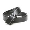 Men'S Automatic Buckle Iron Buckle Hemming Lychee Pattern Black Belt Middle-Aged And Young Business Belt