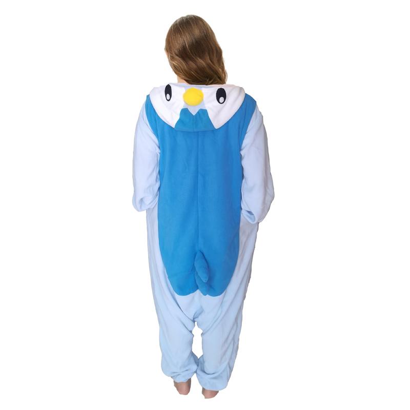 Piplup Onesie Costume Cosplay de Halloween Cartoon Kigurumi Pijamale dintr-o bucată Îmbrăcăminte de acasă