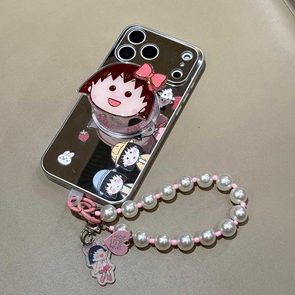 Chibi Maruko-chan iPhone 17 Pro Max Magnetic Protective Case - Cute Cartoon Cover, Apple Compatible