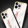 Flowers Letter Phone Case For iPhone 17 16 15 Pro Max 11 12 13 14 7 8 Plus SE 2020 X XR XS Cover Soft Black
