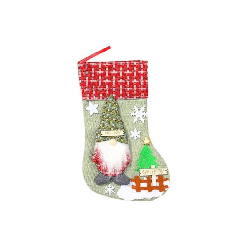 Christmas Stockings Christmas Tree Ornament Lovely Christmas Hanging Socks For Holiday Party Home School Decoration