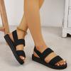 Damen Mode Vielseitige Flache Sandalen Sommer Leicht Rutschfest EVA Außen Tragen Strand Coole Hausschuhe Großhandel