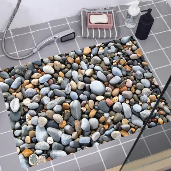 3D kamínky Koupelna Kuchyně Chodba Protiskluzová Samolepka na Podlahu Obtisk Domácí Dekorace