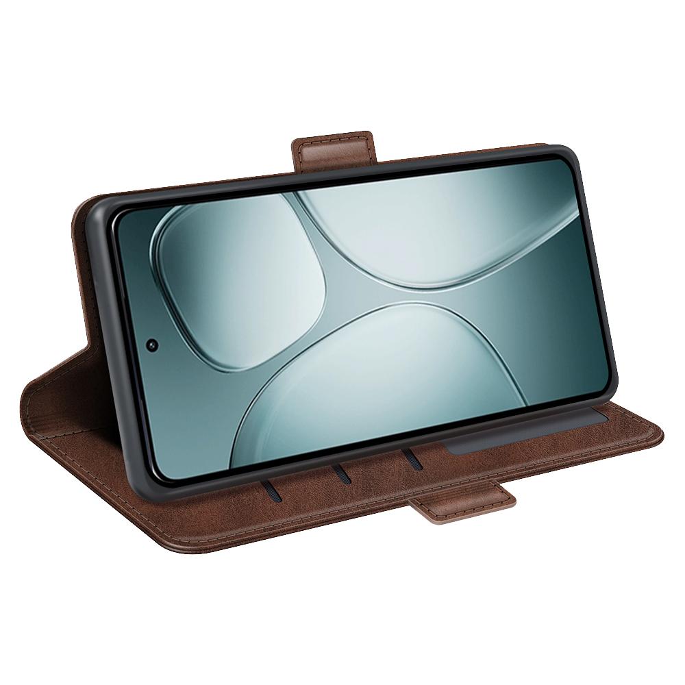 Dla Xiaomi 14T Etui z podstawką Skóra o fakturze cielęcej portfel Pokrowiec na telefon