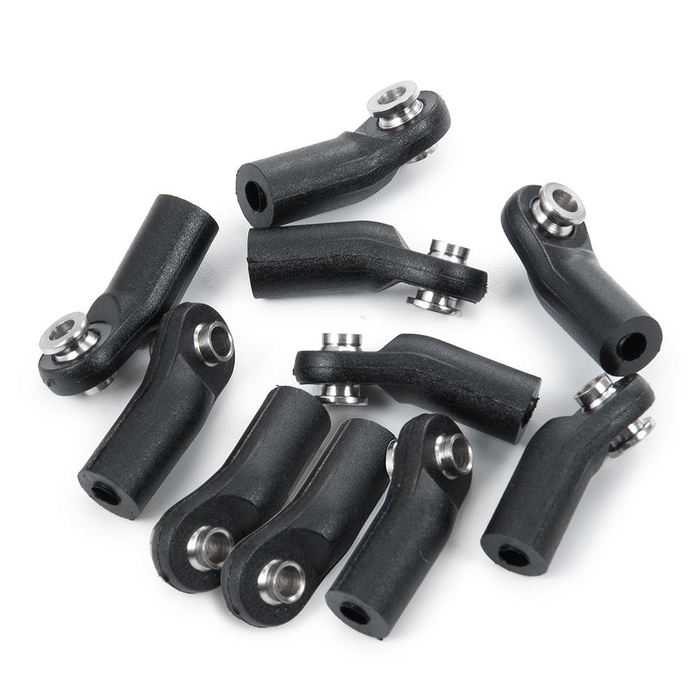 AXSPEED 10 Pezzi M4 Boccole di Collegamento in Plastica Testa Sferica Giunto Filettatura Oraria per TRX-4 Axial SCX10 Wraith 1/10 Auto RC Parti di Aggiornamento
