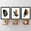 3pcs/set Abstract Plant  Art Oil Painting Canvas with Wood Frame Draw Wall Decor Home Room Decorations