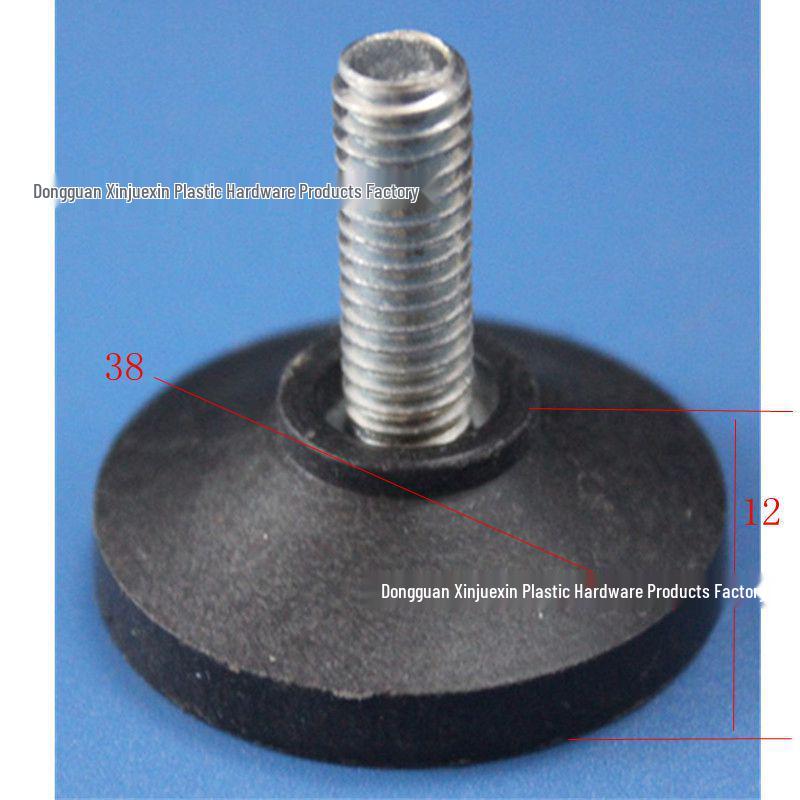 

Регулируемые мебельные ножки 38 мм M8 с пластиковым основанием Black *M8*25*PP Plastic