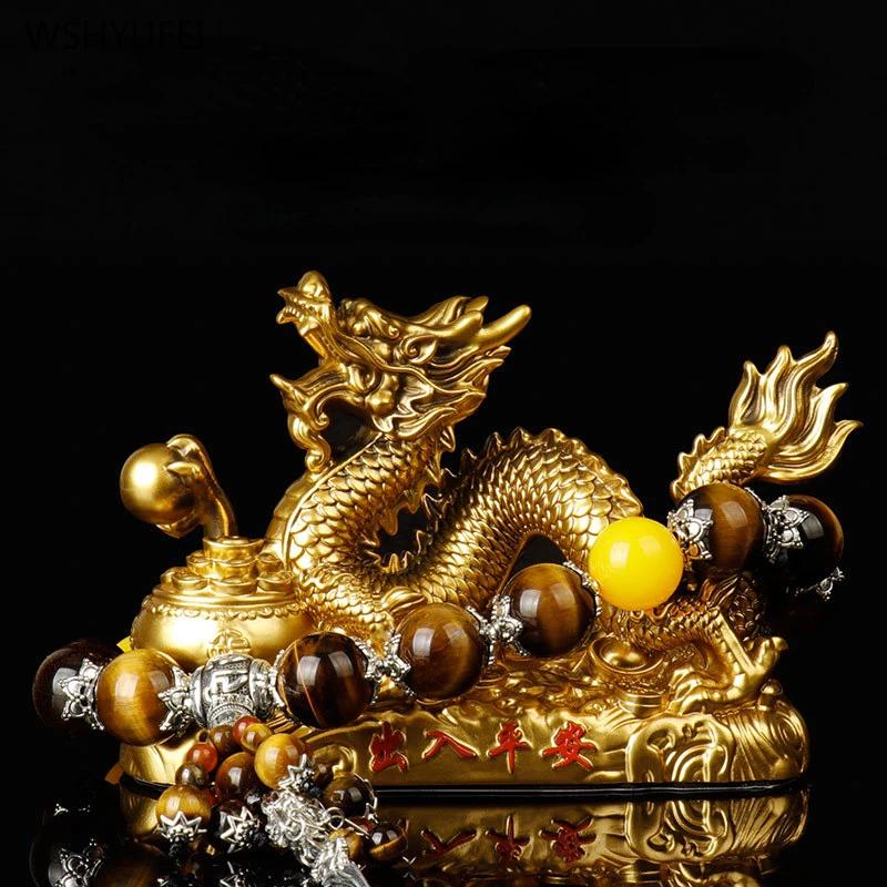 Home Decoration Accessories Zodiac Dragon Desktop Ornament Automotive Interior Accessories Mascot Car Interior Decorations