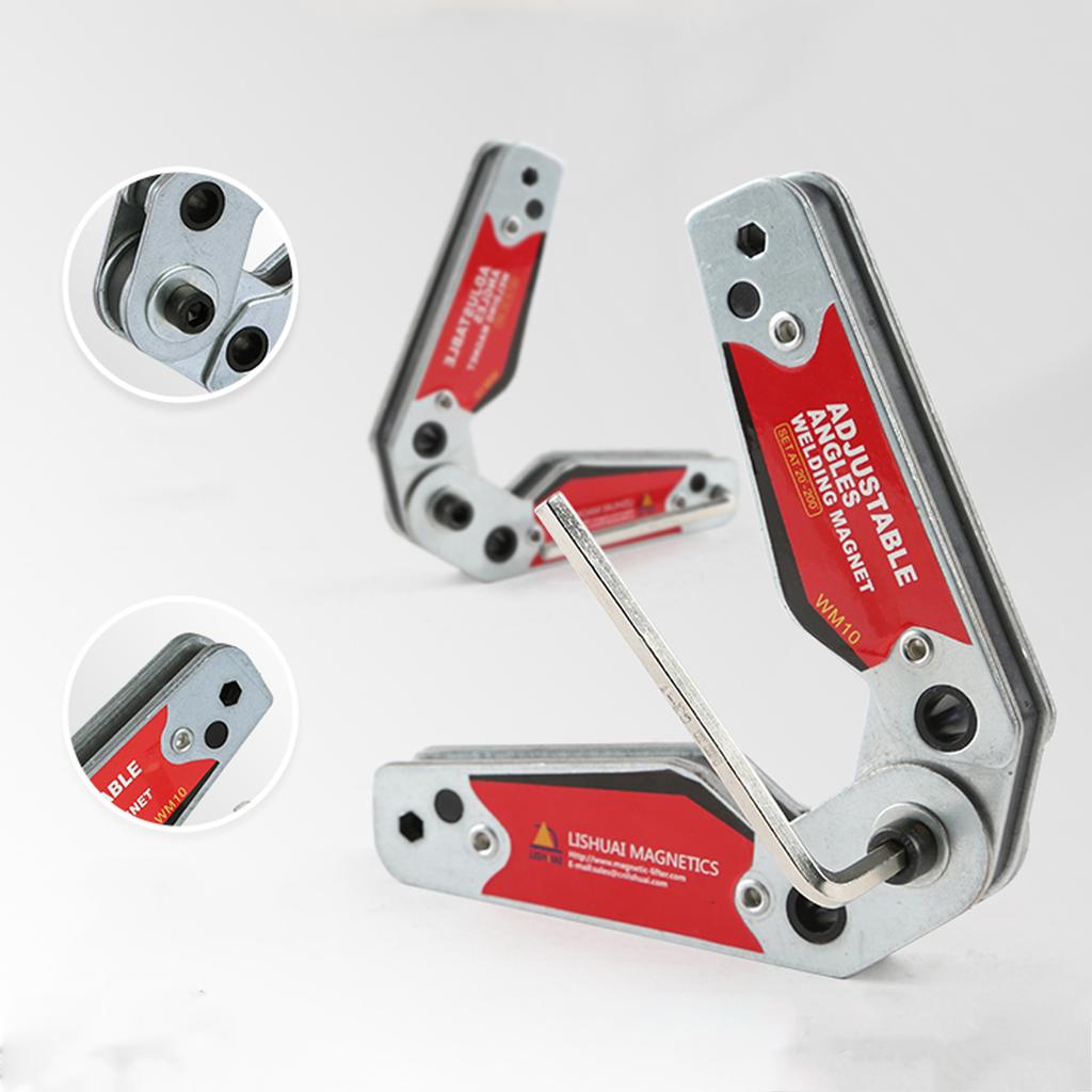 20°-200° Adjustable Angle Magnetic Holder, Multi-Angle  Strong Magnetic Welding Clamping Positioner