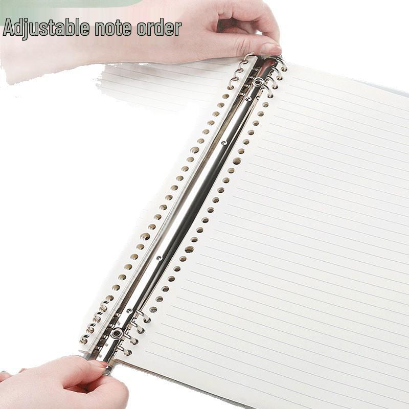 Extra dickes wasserdichtes Loseblatt-Notizbuch mit strapazierfähigem mattem Einband für Büro- und Studentennutzung