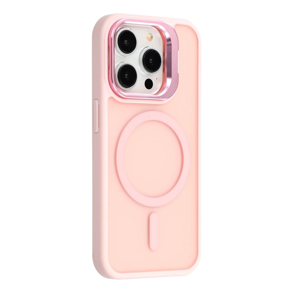 For iPhone 13 Pro Case Compatible with MagSafe Lens Kickstand TPU + PC Matte Phone Cover
