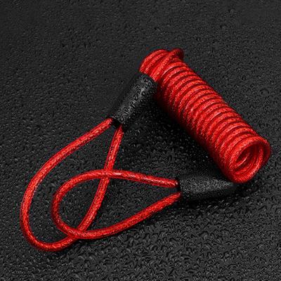 1 Pç Cordão de Mola 145cm Acessórios PVC + Fio de Aço
