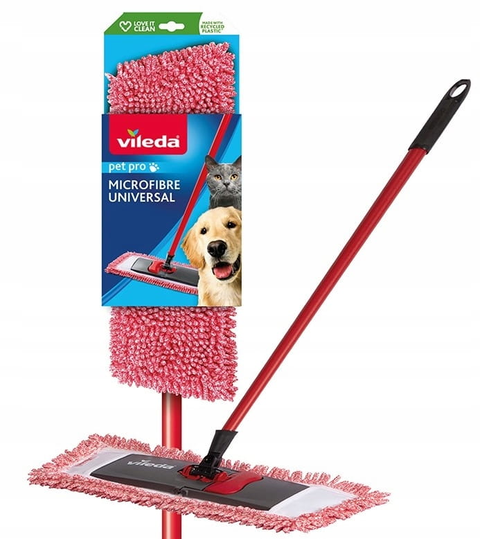 Vileda Pet Pro flat mop for fur and hair 49cm