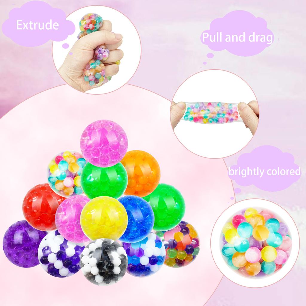 Release Water Droplets, Squeeze Grape Balls With Tpr Soft Rubber, Sensory Release Toys