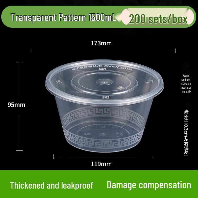 Ronghe Disposable PP Takeout Meal Box