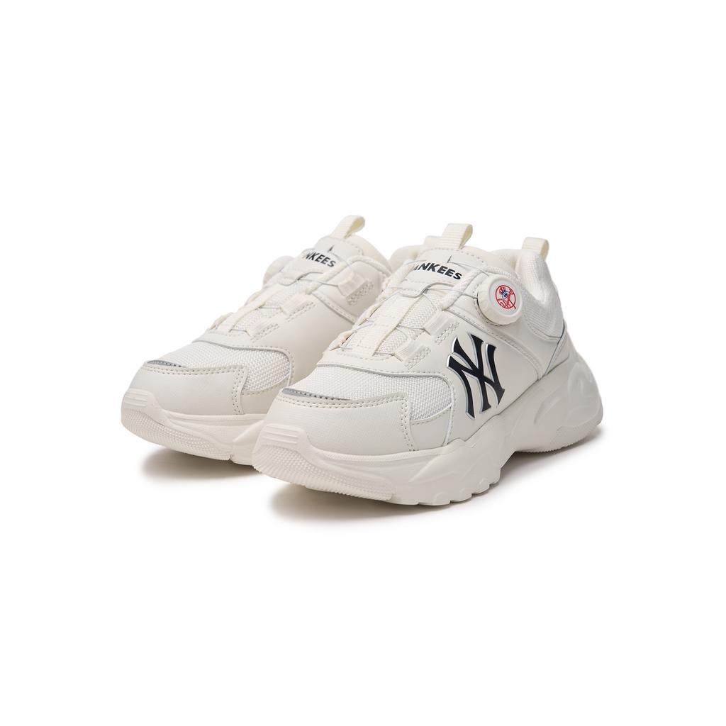 MLB Big Ball Chunky 24SS Knob Non-Slip Wear-Resistant Low-Top Casual Shoes Kids sneakers White 7ASHCB34N-50IVS